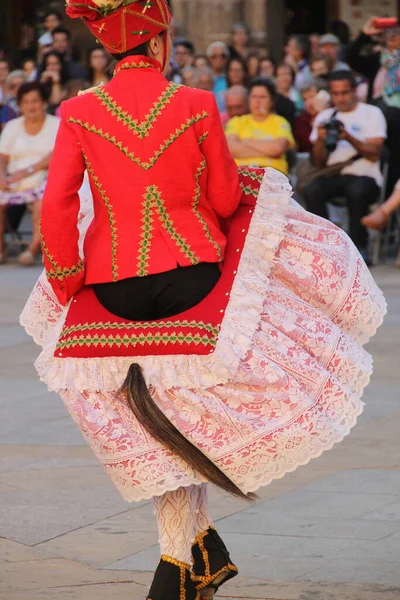 Danza Tradicional Vasca Festival Folclórico — Foto de Stock