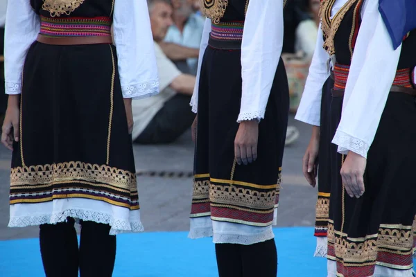 Danza Popular Serbia Festival Callejero — Foto de Stock