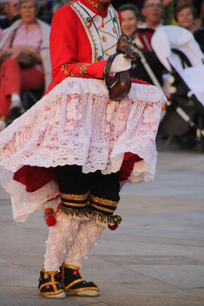 축제에서 바스크 전시회 — 스톡 사진