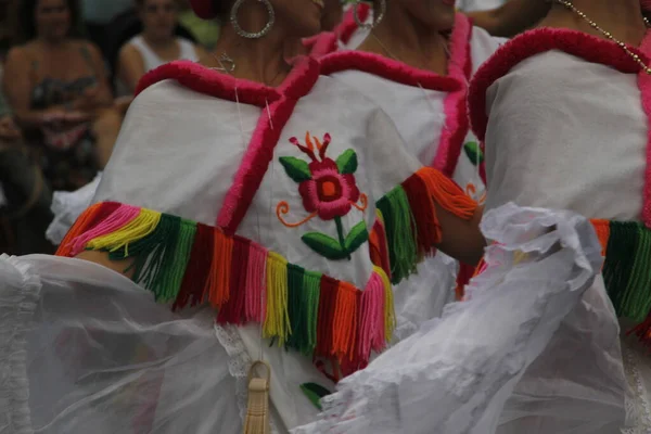 Mexikanischer Volkstanz Bei Einem Fest — Stockfoto