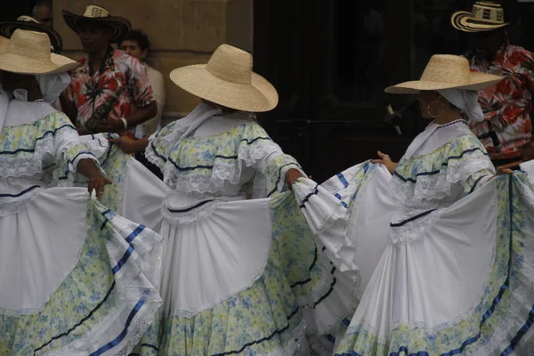 Folk Dance Colombia Street Festival — Stock Photo, Image