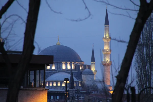 Αρχιτεκτονική Στην Πόλη Της Κωνσταντινούπολης — Φωτογραφία Αρχείου