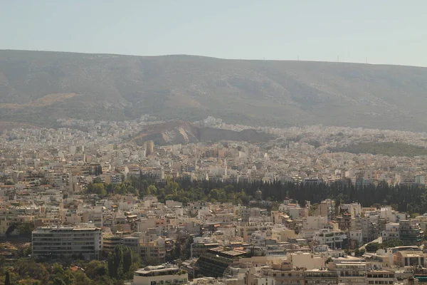 Άποψη Της Αθήνας Από Την Ακρόπολη — Φωτογραφία Αρχείου