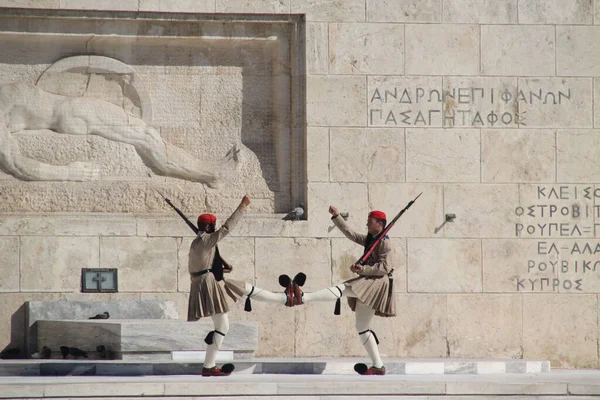 Verandering Van Garde Athene — Stockfoto