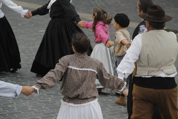 Danse Folklorique Portugaise Dans Rue — Photo