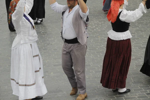 Danse Folklorique Portugaise Dans Rue — Photo