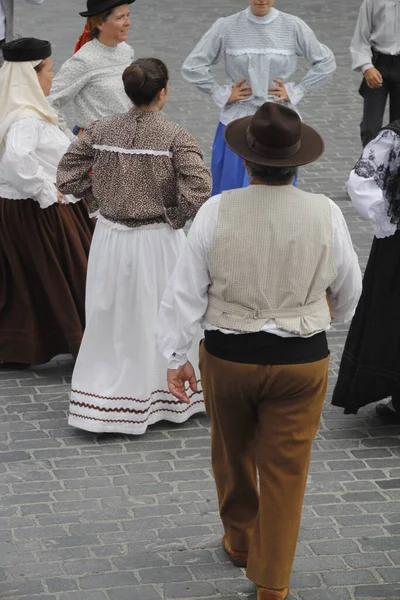 Portuguese Folk Dance Street — Stock Photo, Image