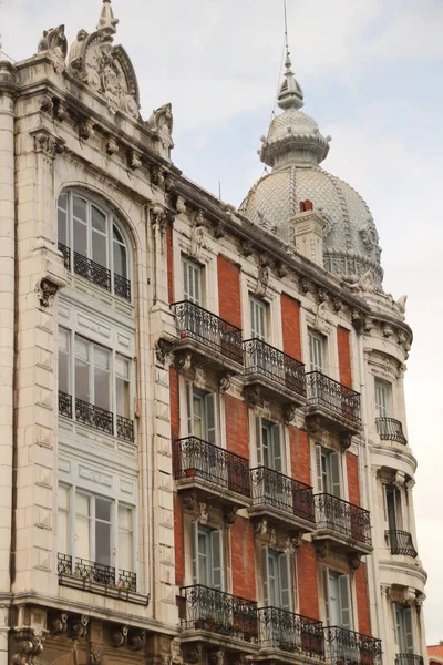 Класична Архітектура Castro Urdiales Spain — стокове фото