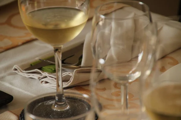 Mesa Pronta Para Jantar — Fotografia de Stock