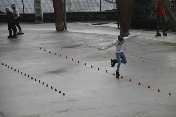 Patinaje Entorno Urbano — Foto de Stock