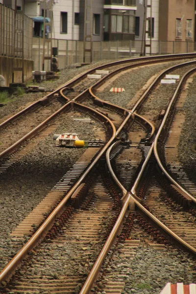 Ferrovia Cidade — Fotografia de Stock