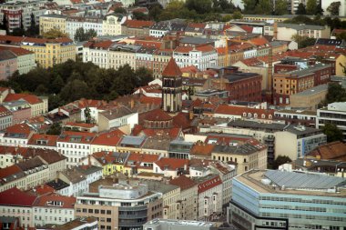 Berlin şehir merkezinin hava manzarası