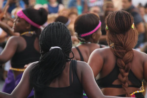 Bir Sokak Festivalinde Güney Afrika Dansı — Stok fotoğraf