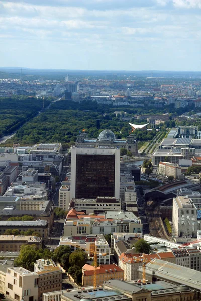 Вид Воздуха Центр Берлина — стоковое фото