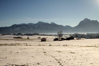 Allgau, Almanya 'da Alp manzarası