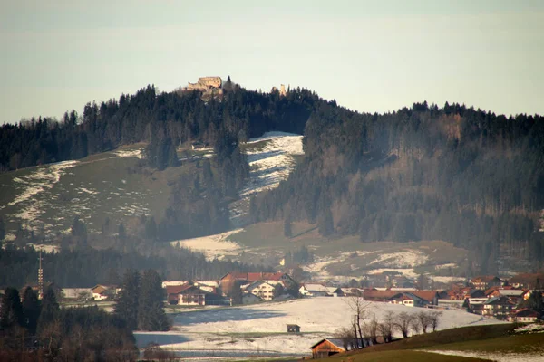 Krajobraz Alpejski Allgau Niemcy — Zdjęcie stockowe