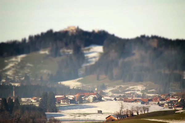 Alpok Táj Allgau Németország — Stock Fotó