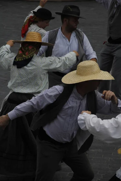 Portugisisk Dansfestival Öppen Plats — Stockfoto