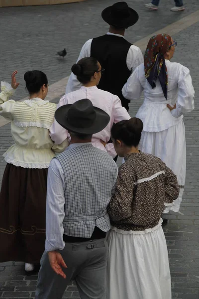 Portugalský Taneční Festival Otevřeném Prostoru — Stock fotografie