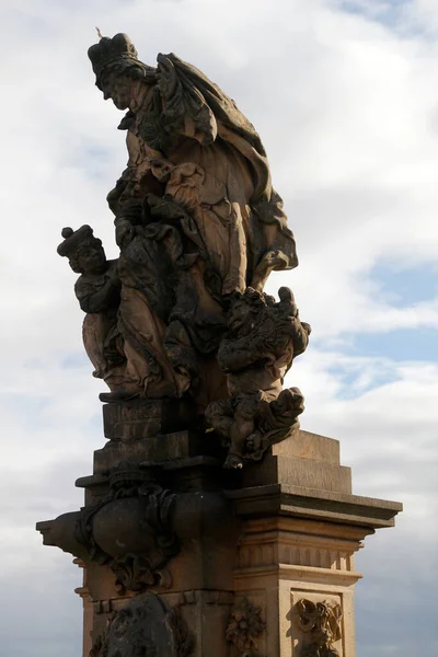 Konstnärlig Skulptur Prag Tjeckien — Stockfoto