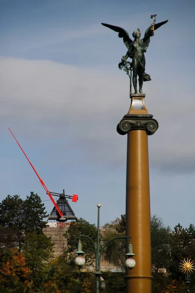 Artistic Sculpture Prague Czech Republic — Stock Photo, Image