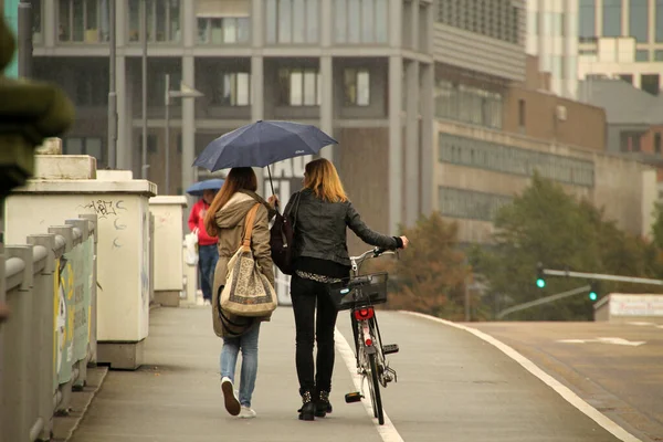 Vélo Dans Ville — Photo