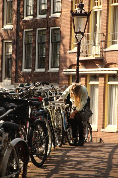 Vélo Dans Ville — Photo