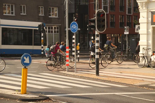 Radfahren Der Stadt — Stockfoto