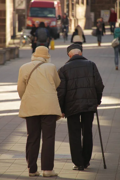 Envejecimiento Gente Calle —  Fotos de Stock
