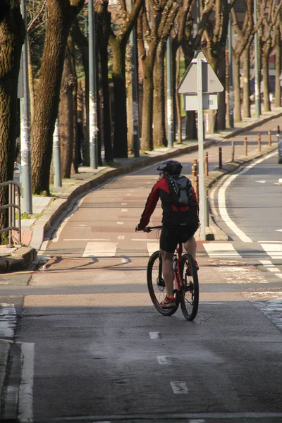 Велосипед Городской Среде — стоковое фото