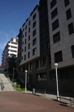 Bilbao şehrinin mimarisi.