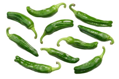 Padron biber, bütün yeşil bakla (Capsicum annuum)