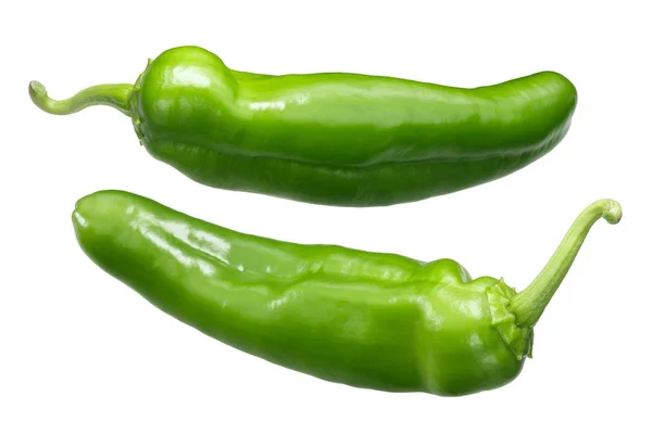 Joe Parker Chilli Numex Oder Neue Mexikanische Schotentypen Unreife Ganze — Stockfoto