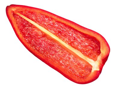 Dev tatlı biber (Capsicum annuum), Olgun yarıya pod