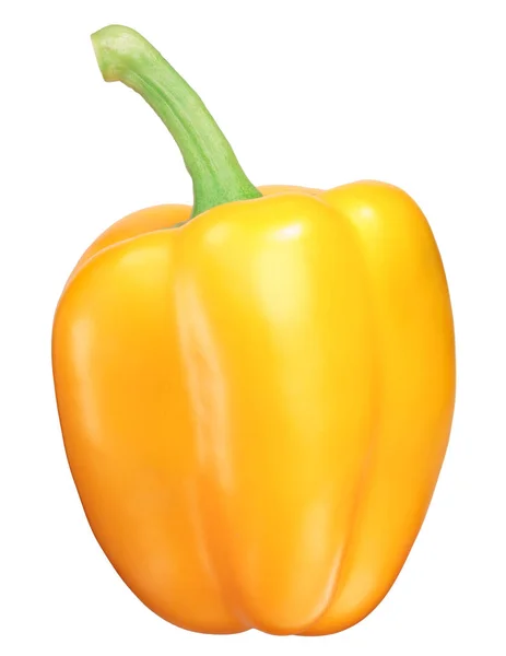 Golden California Wonder Słodkie Papryki Capsicum Annuum Całe Strąki — Zdjęcie stockowe