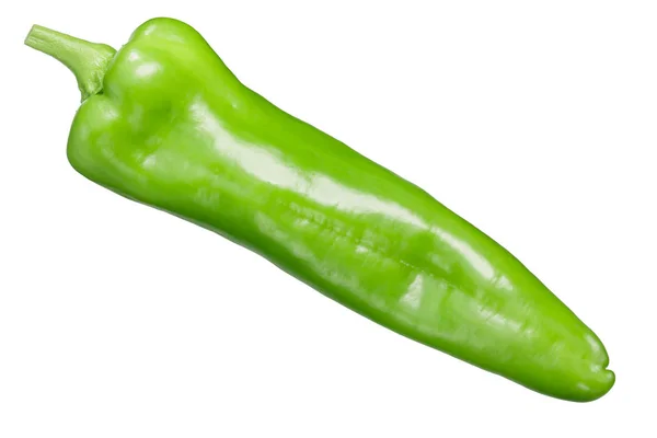 Гігантський Зелений Перець Плоди Капсульного Року Цільний Стручок — стокове фото