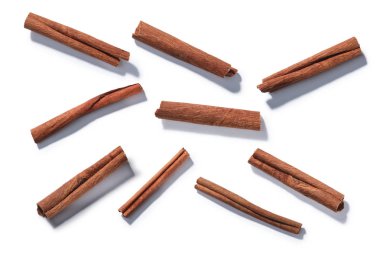 Beyaz, en iyi görünüm izole tarçın veya cassia sopa (Kuru kabuk)