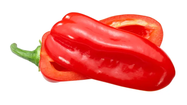 Zavory Habanero Chile Pepper Capsicum Chinense Fruit Split Ripe Pod — Stock Photo, Image