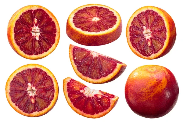 Blood oranges c. x sinensis, paths — Stock Photo, Image