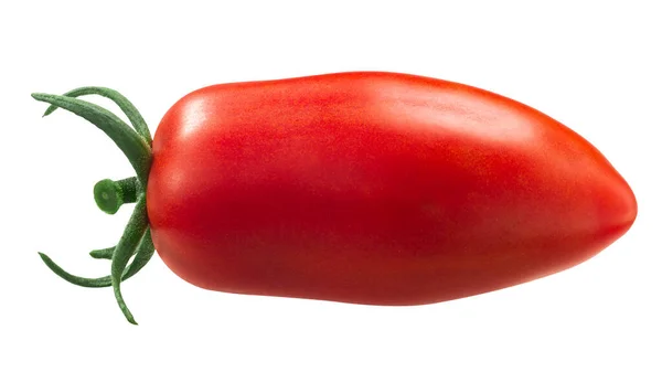 Neapel Finger Erbstück Tomate Länglich Isoliert — Stockfoto