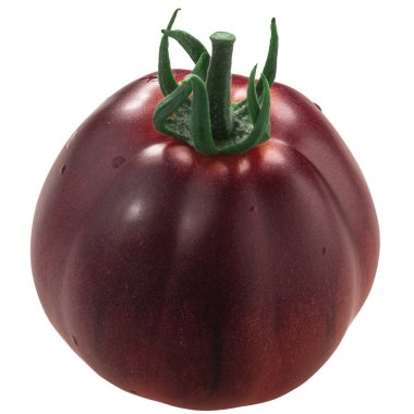 Mavi armut aile yadigarı domates, antocyanin zengini, izole edilmiş