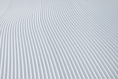 Kayak arka plan - taze kar kayak pisti üzerinde. Toz, Alpler.