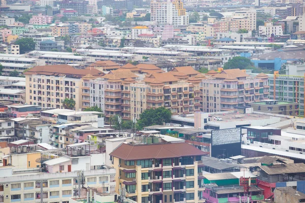 Bangkok, Tayland-15 Mayıs 2019: Bangkok şehir gecesi görünüm w