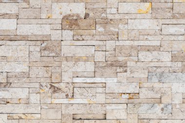 Mozaik tuğla seramik mimari yapı arka planı.