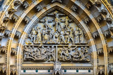 Prag Katedrali'nde heykel