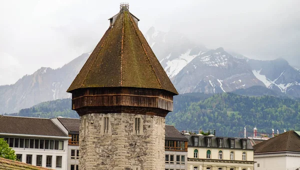 Old Tower Lucerne — Stock Photo, Image