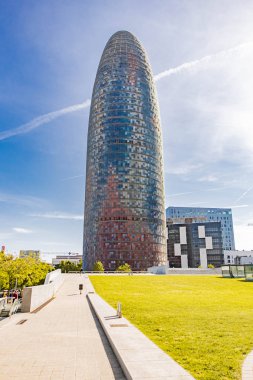 Torre Agbar Barselona İspanya