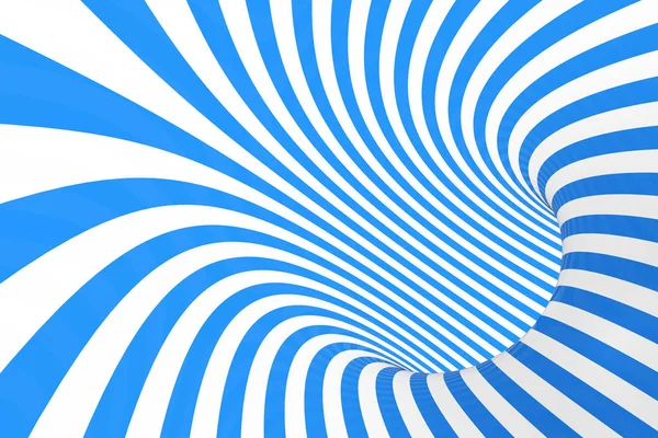 Swirl optical 3D illusion raster illustration. Contrast spiral stripes. Geometric winter torus image with lines, loops.