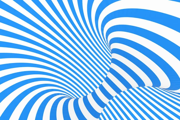 Virvel optisk 3d illusion raster illustration. Kontrast spiral ränder. Geometriska vintern torus bild med linjer, slingor. — Stockfoto