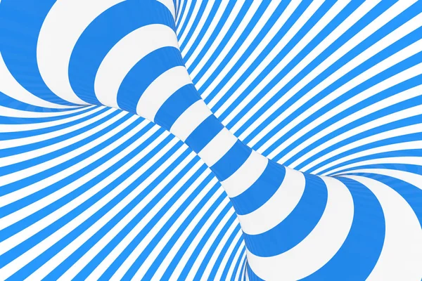 Virvel optisk 3d illusion raster illustration. Kontrast spiral ränder. Geometriska vintern torus bild med linjer, slingor. — Stockfoto